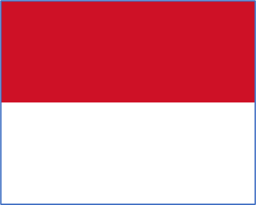 Bandiera del Principato di Monaco
