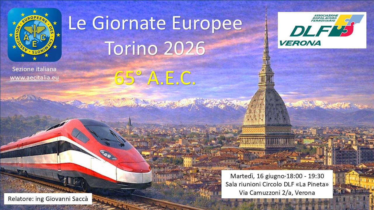 Relazione alla Sezione italiana sulle Giornate Europee A.E.C. 2026 di Torino