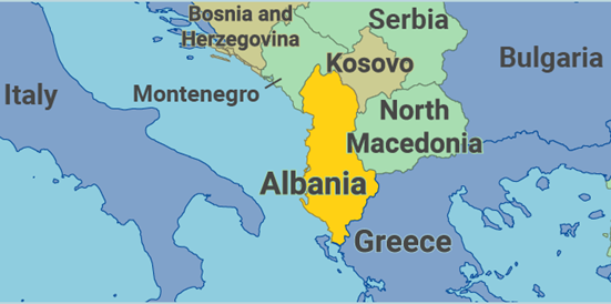 Mappa Albania
