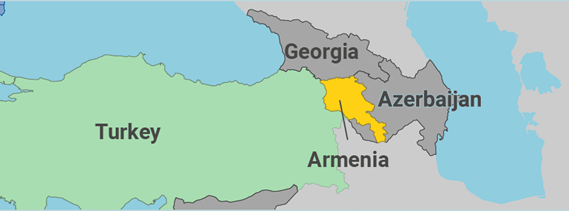 Mappa Armenia