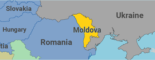 Mappa della Moldavia