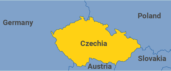 Mappa Repubblica Ceca