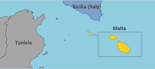 Mappa di Malta